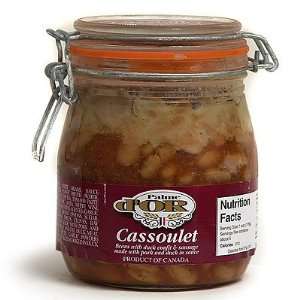 Elevages Perigord Cassoulet in Glass Jar   30 oz.:  Grocery 