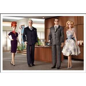   OUT Roger Sterling, Don & Betty Draper, Joan Holloway Toys & Games