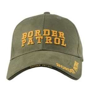  9368 O.D. Border Patrol Insignia Cap (Adj) Sports 