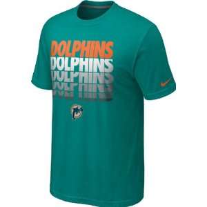    Miami Dolphins Aqua Nike Blockbuster T Shirt