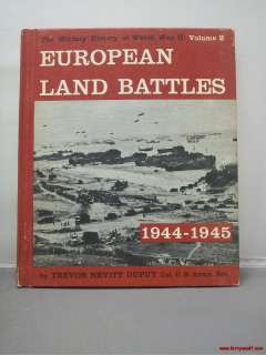 The Military History of World War 2 Volume 2 by Trevor Nevitt Dupuy 