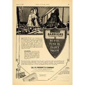  1924 Ad Celite Products insulation Celcote Fraxite Heat 