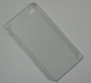Purple Brand New Clear Side Protector Skin Case For Apple iPhone 4 4G 