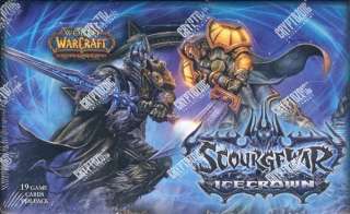 WORLD OF WARCRAFT ICECROWN BOOSTER 12 BOX CASE BLOWOUT CARDS 