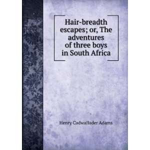   of three boys in South Africa Henry Cadwallader Adams Books