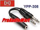 HOSA YPP 308 1/4 TRS Female To Dual 1/4 TRS Male Stereo NEW IN STOCK 
