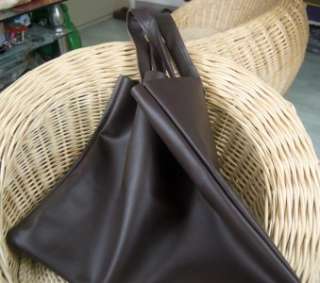 Real cow leather Christmas gift large tote shopping sack handbag 