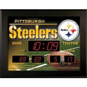  Pittsburgh Steelers NFL Deluxe Illuminated Scoreboard 