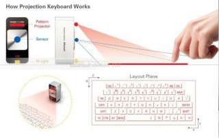   Bluetooth Projection Keyboard Magic Cube Laser Virtual i Pad 2 i Phone