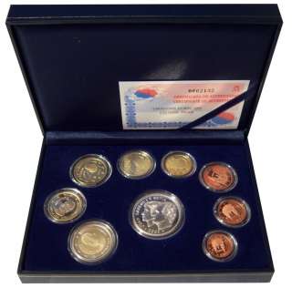 SPAIN 2002 OFFICIAL EUROSET PROOF WITH 12 € SILVER COIN  