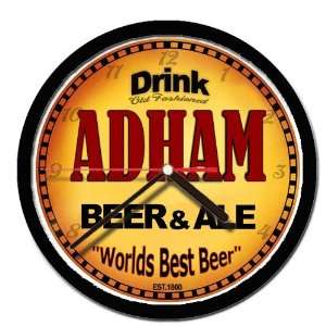  ADHAM beer and ale wall clock: Everything Else