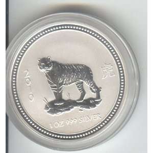   AUSTRALIAN TIGER ONE OUNCE SILVER, ONE DOLLAR COIN: Everything Else