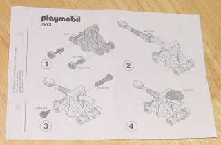 PLAYMOBIL 3653 KNIGHTS CATAPAULT WEAPONS  