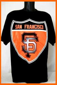 SF San Francisco GIANTS Black T Shirt California Interstate Sign M L 