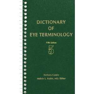   Of Eye Terminology 5th edition [Spiral bound]: Barbara Cassin: Books
