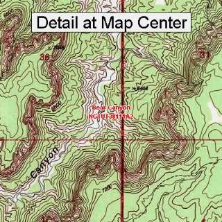   Map   Bear Canyon, Utah (Folded/Waterproof): Sports & Outdoors