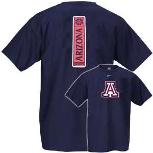  Nike Arizona Wildcats Navy Alumni T shirt: Sports 