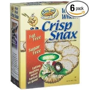 Shibolim Whole Wheat Crisp Snax Garlic Grocery & Gourmet Food