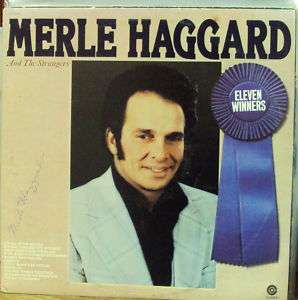 MERLE HAGGARD Eleven Winners LP OOP late 70s country  