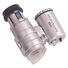 Pro 45X Jeweller Glass Magnifier mini Microscope + LED  