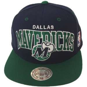  Dallas Mavericks Retro Block Mitchell & Ness Snapback Cap 