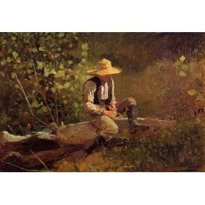   , painting name The Whittling Boy, By Homer Winslow