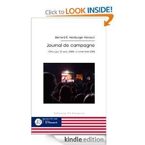 Journal de campagne (French Edition) Bernard Harcourt  