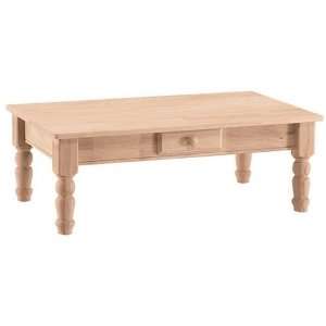  Whitewood Traditional coffee table  Occasional Collection 
