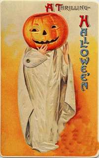   rare vintage HALLOWEEN postcard crafts images CD scrapbooking witches