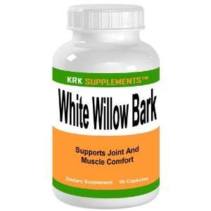  White Willow Bark Extract 450mg 90 Capsules KRK 