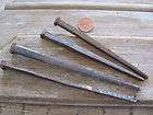 Old Antique Nails Spikes 5 7/8 and 4 7/8 mid 1800s Barn