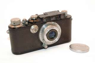 Vintage 1935 Black Enamel Body Leica iii w/13.5 Elmar Lens and 