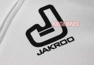 JAKROO Cycling Fleece Thermal Long Jersey World Champion White  