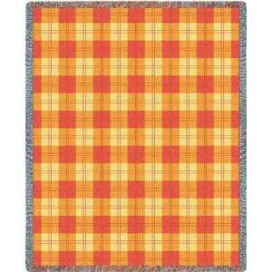  Mango Plaid Tapestry Throw PC3829 T