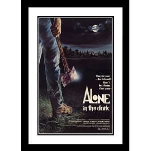  Alone in the Dark 32x45 Framed and Double Matted Movie 