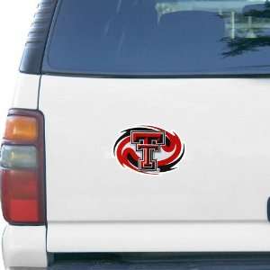  Texas Tech Red Raiders 8 Swirl Magnet: Automotive