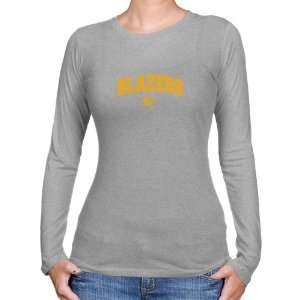   Ladies Ash Logo Arch Long Sleeve Slim Fit T shirt 