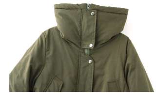 2011 NEW Womens Fur Collar Winter Cotton Coat Jacket Outerwear Size M 