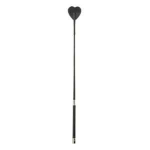   Spartacus BDSM Leather Heart Riding Crop Whip