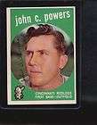 1959 topps 489 John Powers psa 7 5 almost 8  