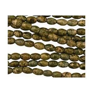  African Green Jasper Beads Rice 6x4mm Arts, Crafts 