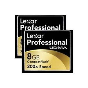   300x UDMA Compact Flash Memory Card   Pack of 2 Cards Electronics