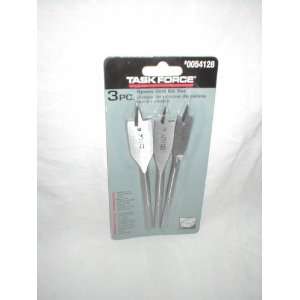 Task Force Spade Drill Bit 3pc Set ~ Includes 3/4, 5/8 and 1/2 Bits 