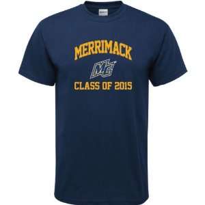   Merrimack Warriors Navy Class of 2015 Arch T Shirt