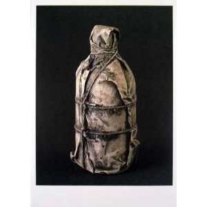 Wrapped Bottle (1958) by Javacheff Christo. size 23.25 inches width 