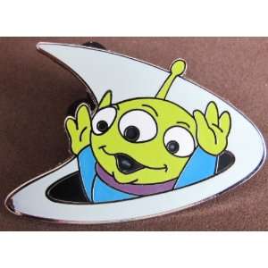 Disney Collector Pin: Toy Story Zoetrope Little Green Man Popping Out 