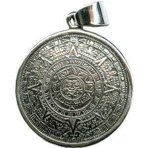   SILVER coin MEDALLION ONE OF A KIND vintage PENDANT from Taxco, MEXICO