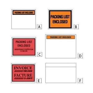 Self Adhesive Packing List Envelopes  Industrial 