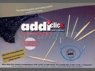 Addi Click The Interchangeable LACE knitting system 4016431075070 