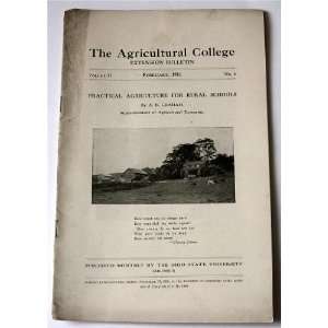   Agricultural College Extension Bulletin Volume VI, No. 6) A. B
